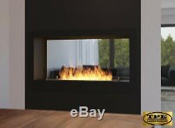 InFire Bio tunnel 900 2 sided Bio-Ethanol Bio Fireplace insert