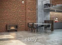 InFire Industrial HQ TUV certified Bio Ethanol Fireplace 100x77x30cm