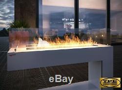 InFire Spectrum Freestanding modern 2 sided Bio-Ethanol Bio Fireplace