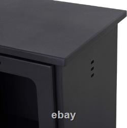 Indoor Ethanol Fireplace 0.9L Tank, Lacquered Finish, Efficient Heat Output