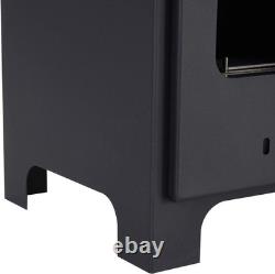 Indoor Ethanol Fireplace 0.9L Tank, Lacquered Finish, Efficient Heat Output