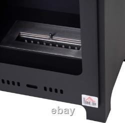 Indoor Ethanol Fireplace 0.9L Tank, Lacquered Finish, Efficient Heat Output