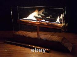 Indoor/outdoor table top oil burner