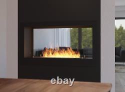 Infire 2 SIDE 900 TUV certified Inset Bio Ethanol Fireplace 90x50cm. Made in EU