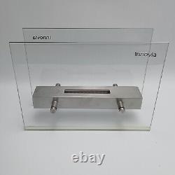 Innovia Bio Ethanol Bioflame Metal & Glass Freestanding Tabletop Fireplace