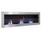 Inset Install/wall Mounted Bio Ethanol Fireplace Biofire Fire Heater With Glass