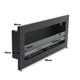 Inset Wall Mounted Anthracite Bio Ethanol Fireplace Bio Fire Fire With Glass F