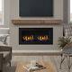 Inset/wall Mounted Bio Ethanol Fireplace Biofire Fire 900 X 400 With Glass Panel