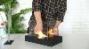 Jhy Design Portable Tabletop Fireplace Clean Burning Bio Ethanol