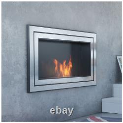 KRATKI Bio Ethanol Fireplace 1100x650 cm wall fitted with panoramic fire view