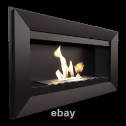 Kratki CHARLIE 88cm wall mounted bio ethanol fireplace