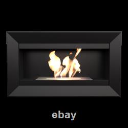 Kratki CHARLIE 88cm wall mounted bio ethanol fireplace