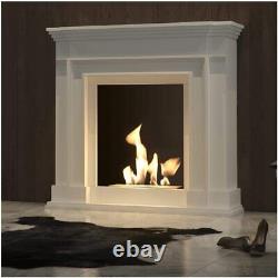 Kratki Legionis Biofireplace Ethanol Fireplace Decorative Modern White