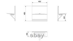 Kratki Wall mounted fireplace BESTA Kratki Wall mounted fireplace BESTA