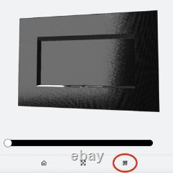 Kratki Wall mounted fireplace DELTA black TÜV