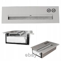 Kratki Wall mounted fireplace GOLF VERTICAL TÜV