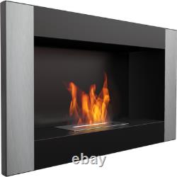 Kratki Wall mounted fireplace GOLF VERTICAL TÜV