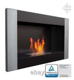 Kratki Wall mounted fireplace GOLF VERTICAL TÜV