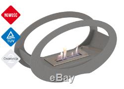LUNA Free standing Fireplace, Bio-Ethanol Bio Fireplace TUV Certified