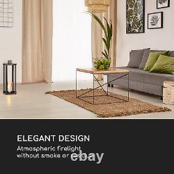 Lantern Fireplace Bio Ethanol Garden Patio Space Heater Burner Home 0.3 L Black