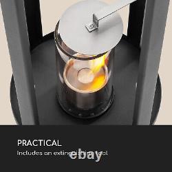 Lantern Fireplace Bio Ethanol Garden Patio Space Heater Burner Home 0.3 L Black
