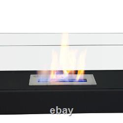 Large Bio Ethanol Fire Free Standing Fireplace Firepit Warmer Indoor Living Room