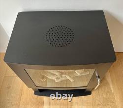 Ledbury Bio Ethanol Stove 3kW + Luxury Log Set No Flue needed Minimal Use