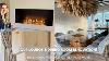 Lounge Renovation Bio Ethanol Fireplace Glass Wall U0026 Modern Storage Solutions Full Transformation