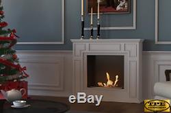 MARCH Free Standing contemporary Bio-Ethanol Bio Fireplace TUV Certified