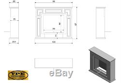 MARCH Free Standing contemporary Bio-Ethanol Bio Fireplace TUV Certified