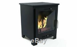 Malvern Bio-Ethanol Real Flame Fireplace + Ceramic Logs-75377