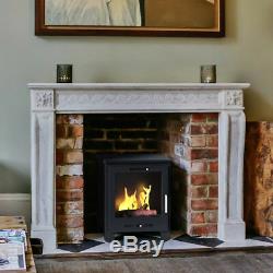 Malvern Fireplace Bio-ethanol Real Flame Imagin Fires with 6 X 1l Bottle Of Fuel