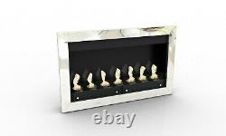 Modern Bio-Ethanol Fireplace in Steel