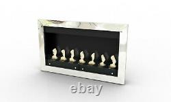 Modern Bio-Ethanol Fireplace in Steel