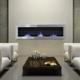 Modern Glass Bio Ethanol Fireplace Biofire Fire Mounted On The Wall Or Recessed