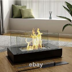 Modern Premium Rectangle Tabletop Portable Fireplace Bio Ethanol Fireplace