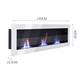 Modern Pro Bio Ethanol Fireplace Biofire Fire Bio Wall Fireplace Wall/inset Uk