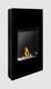 Modern Portal Bio Fireplace Matt Black With Glass