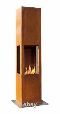 Muenkel design Prism Fire L 3-seitiger BIO-Ethanol Ofen Stand (FKE-0352. SZ. MS)