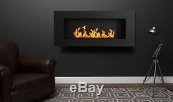 NEW Bio ethanol fire fireplace 900 x 400 + glass + gifts