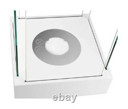 NEW Sunset Garden Mini freestanding biofireplace- White Structural Matte Finish