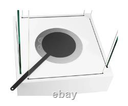 NEW Sunset Garden Mini freestanding biofireplace- White Structural Matte Finish