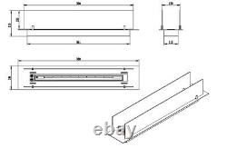 New bio ethanol burner insert 1.2l build in with aromatherapy option 1000mm