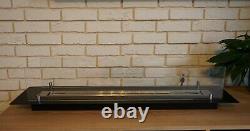 New bio ethanol burner insert 1.2l build in with aromatherapy option 1000mm