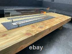 New bio ethanol burner insert 1.2l build in with aromatherapy option 1000mm