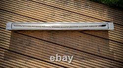 New bio ethanol container firebox burner with wool insert 1.2l 800mm curved