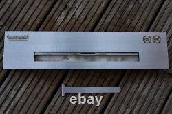 New bio ethanol container firebox burner wool insert adjustable lid 470mm 1.8l