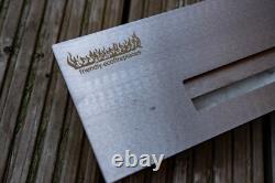 New bio ethanol container firebox burner wool insert adjustable lid 470mm 1.8l