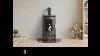 Oko S5 Bio Ethanol Cylinder Stove With Log Storage In Charcoal Grey