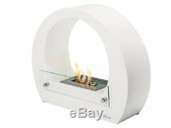 PURLINE Bio-Ethanol Fireplace White